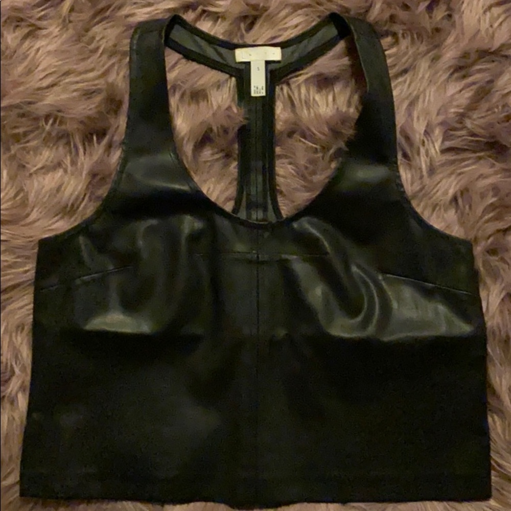 Pleather Leith Tank